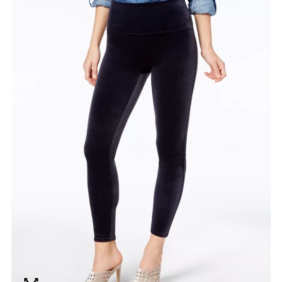 SPANX Pants - SPANX Velvet Tummy Control Leggings, XL